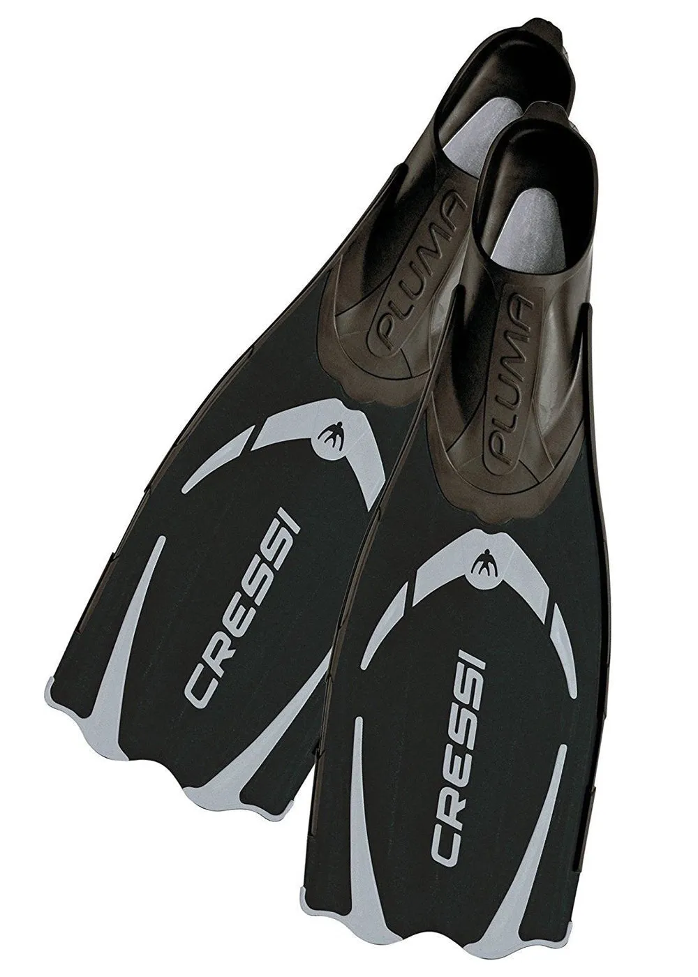 Cressi Black/Silver Pluma Snorkelling set