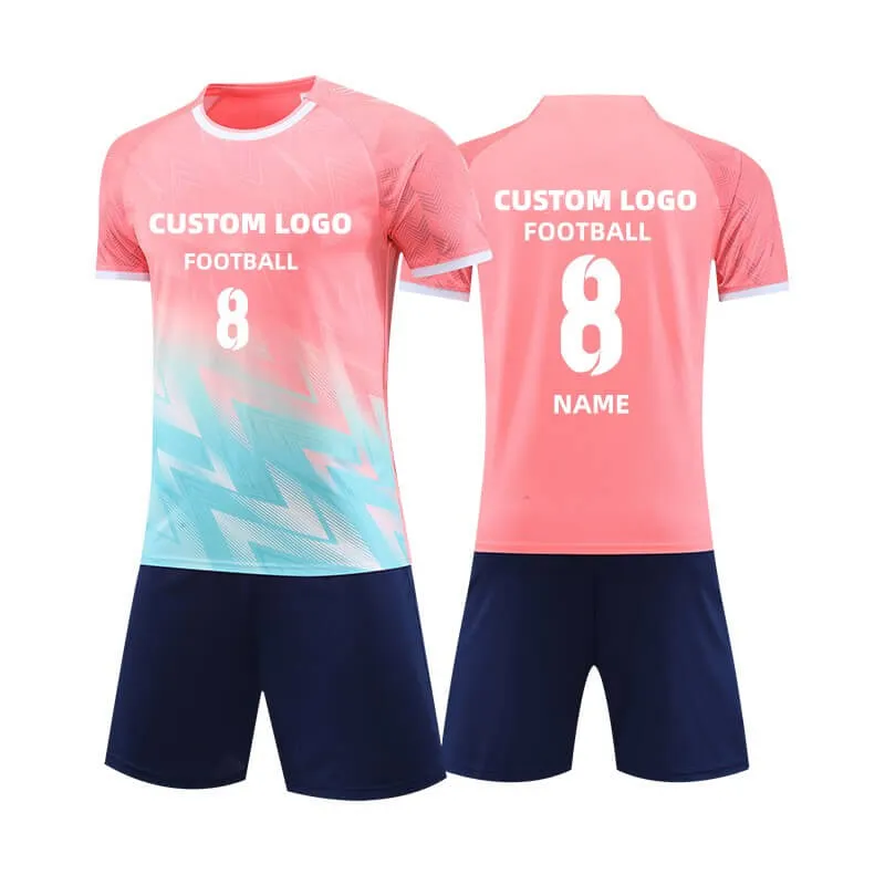 Custom White Soccer Jerseys for Teams with Logo