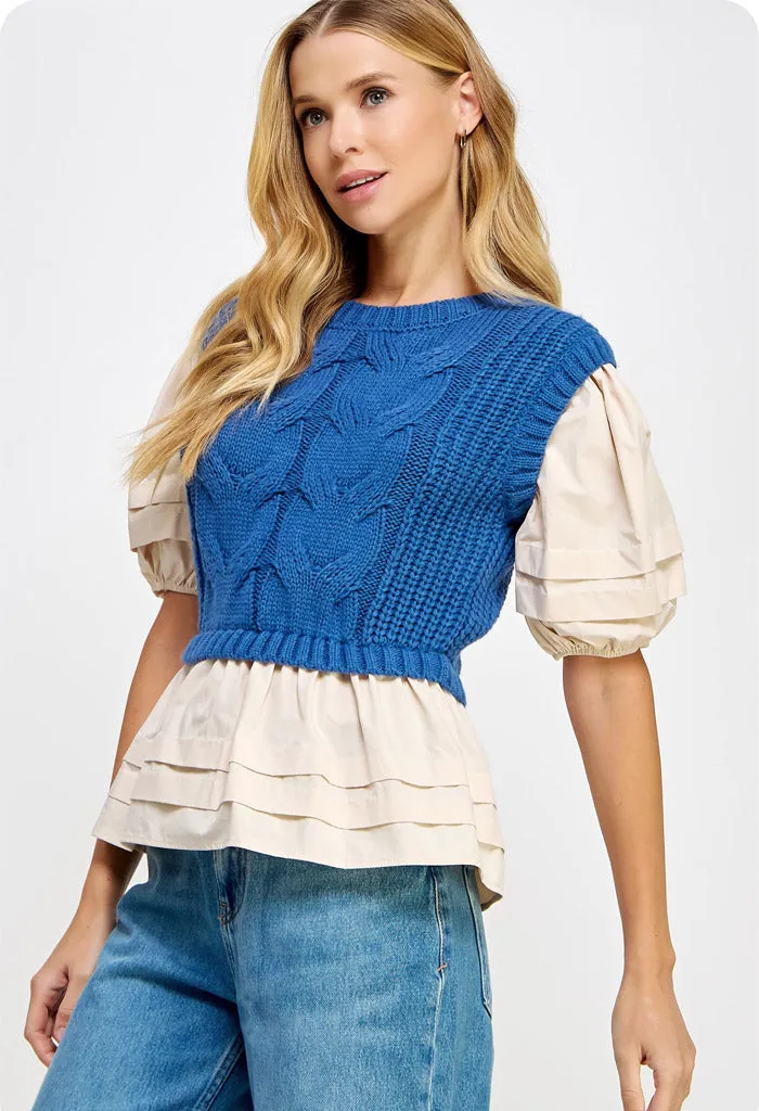 Demi Layered Sweater Top