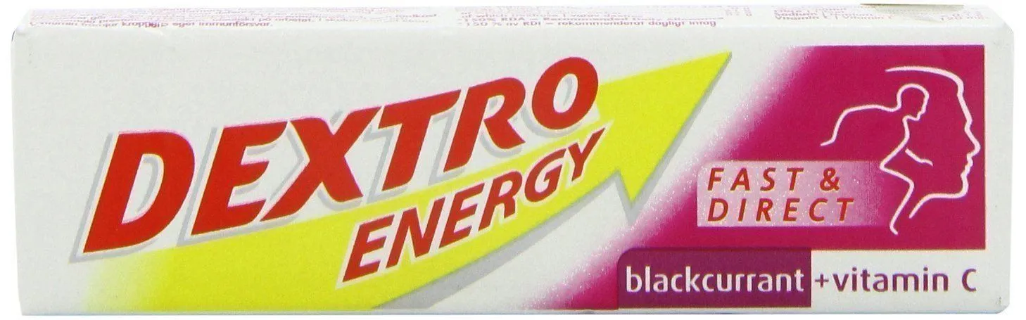 Dextro Energy Glucose Blackcurrant 47g x 14 x 24 Packs