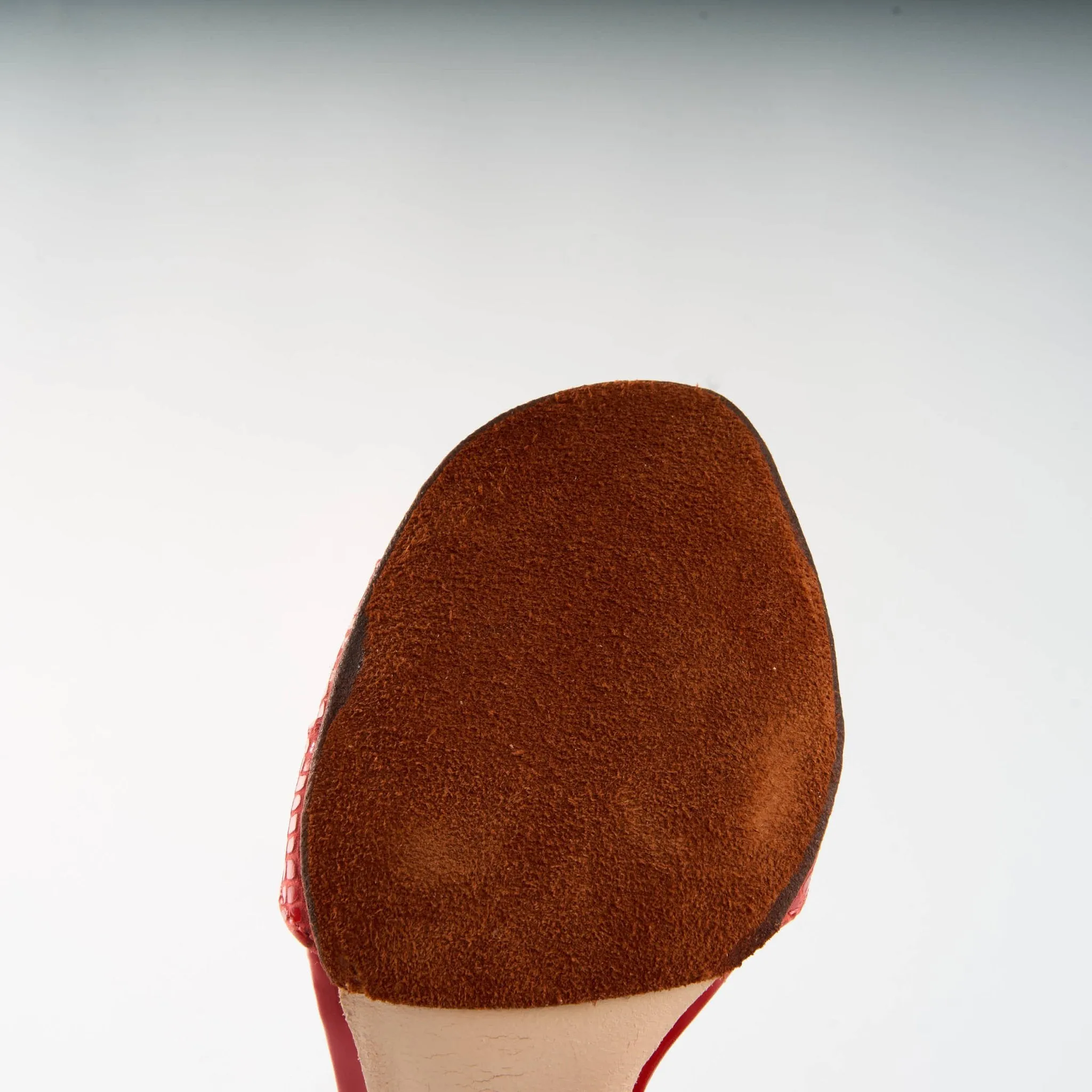 Elegant Nude Leather - Handmade Tango Shoe - Dana 4202