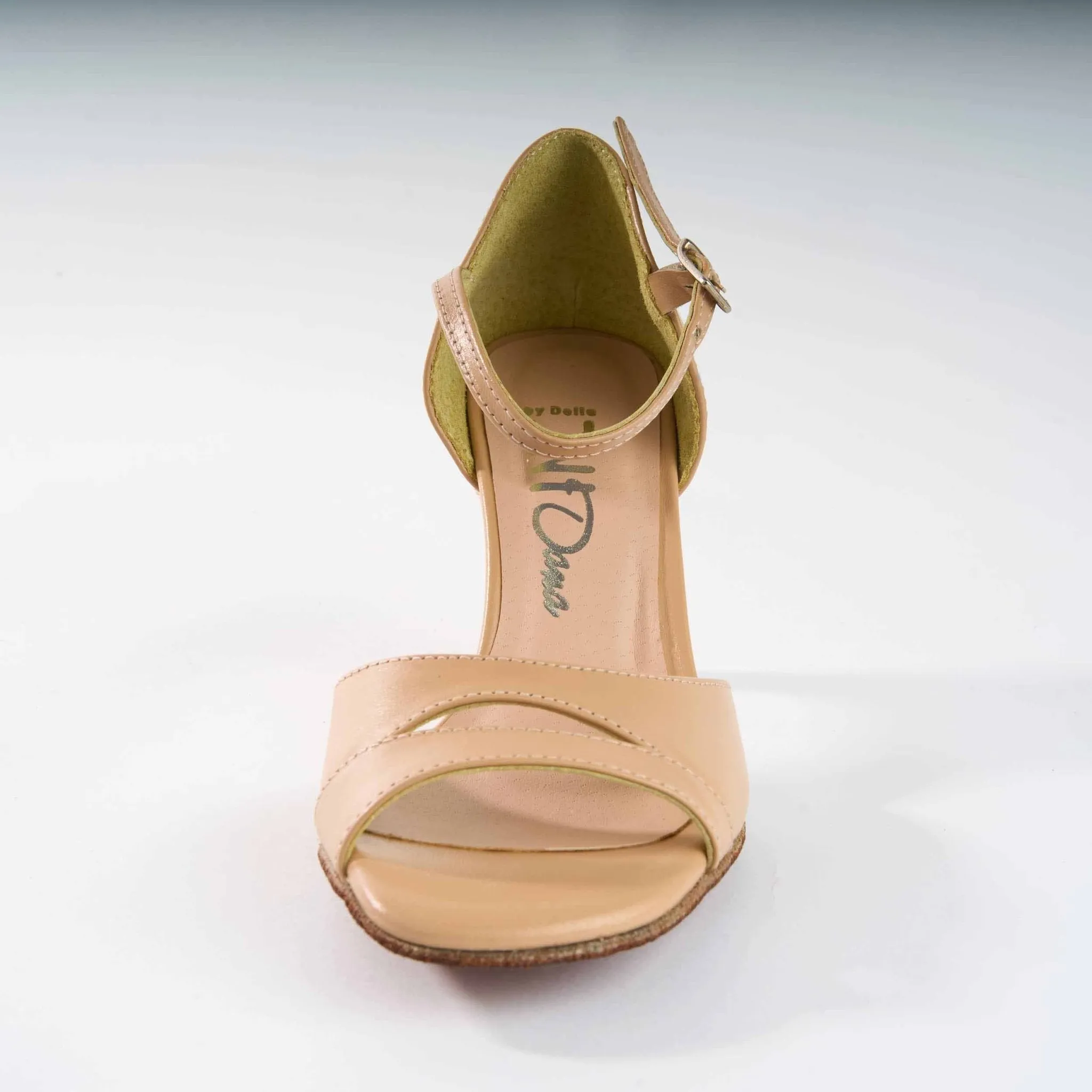 Elegant Salmon Genuine Leather - Handmade Tango Shoes - Dana 4207