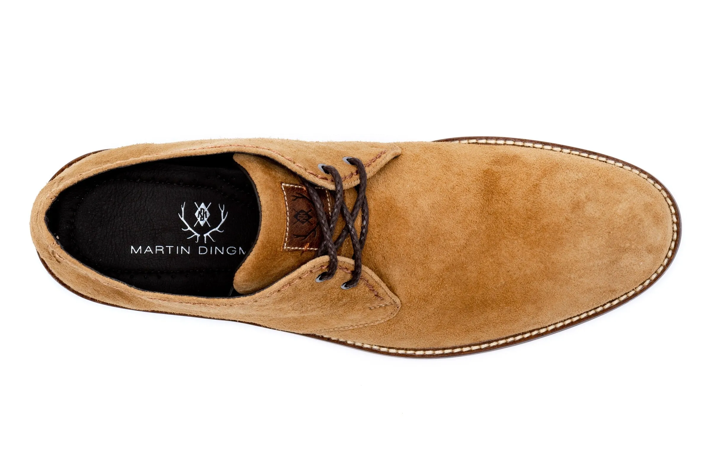 Ernest Safari Kudu Suede Chukka Boots - Tobacco