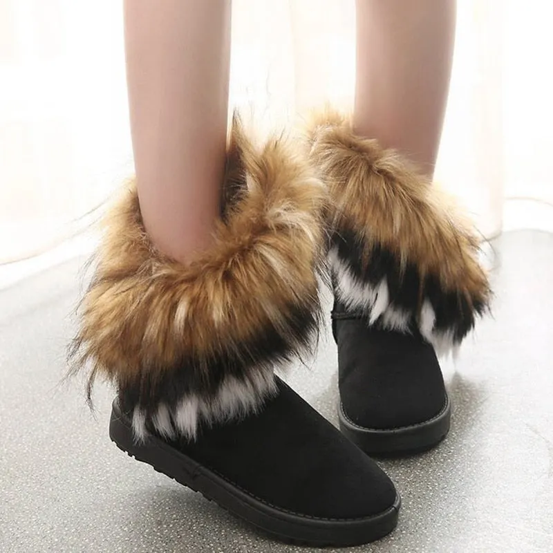 Faux Fur Festival Boots