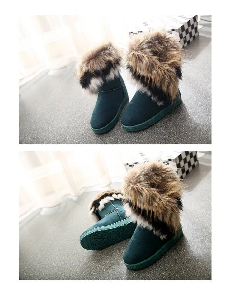 Faux Fur Festival Boots