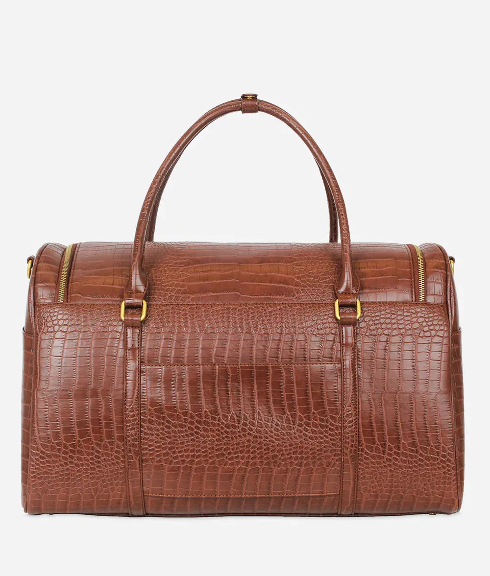 FAWN DESIGN - THE WEEKENDER CROC PECAN