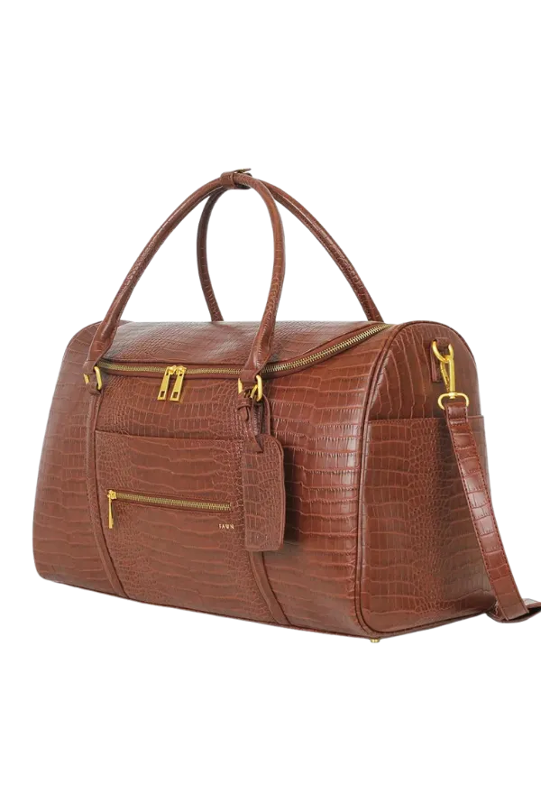 FAWN DESIGN - THE WEEKENDER CROC PECAN