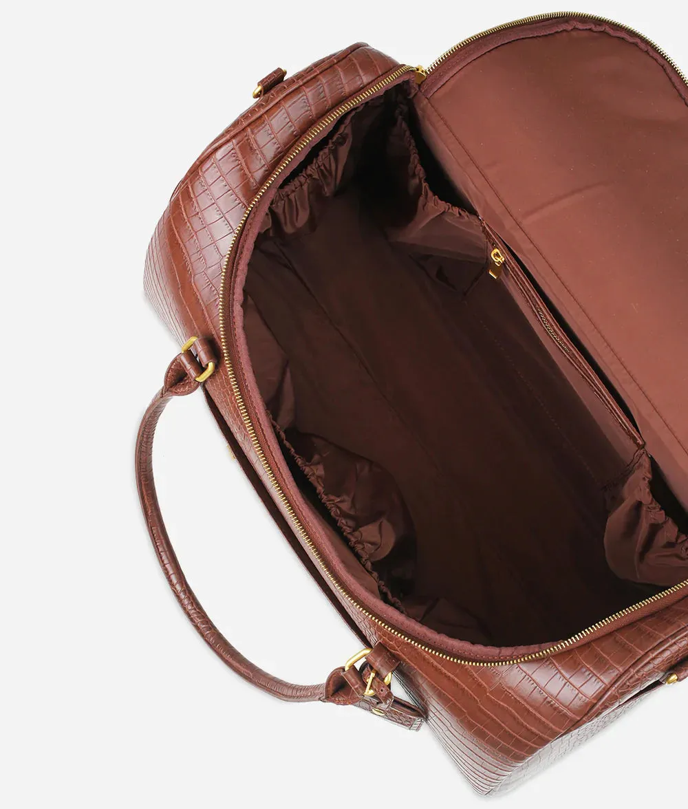 FAWN DESIGN - THE WEEKENDER CROC PECAN