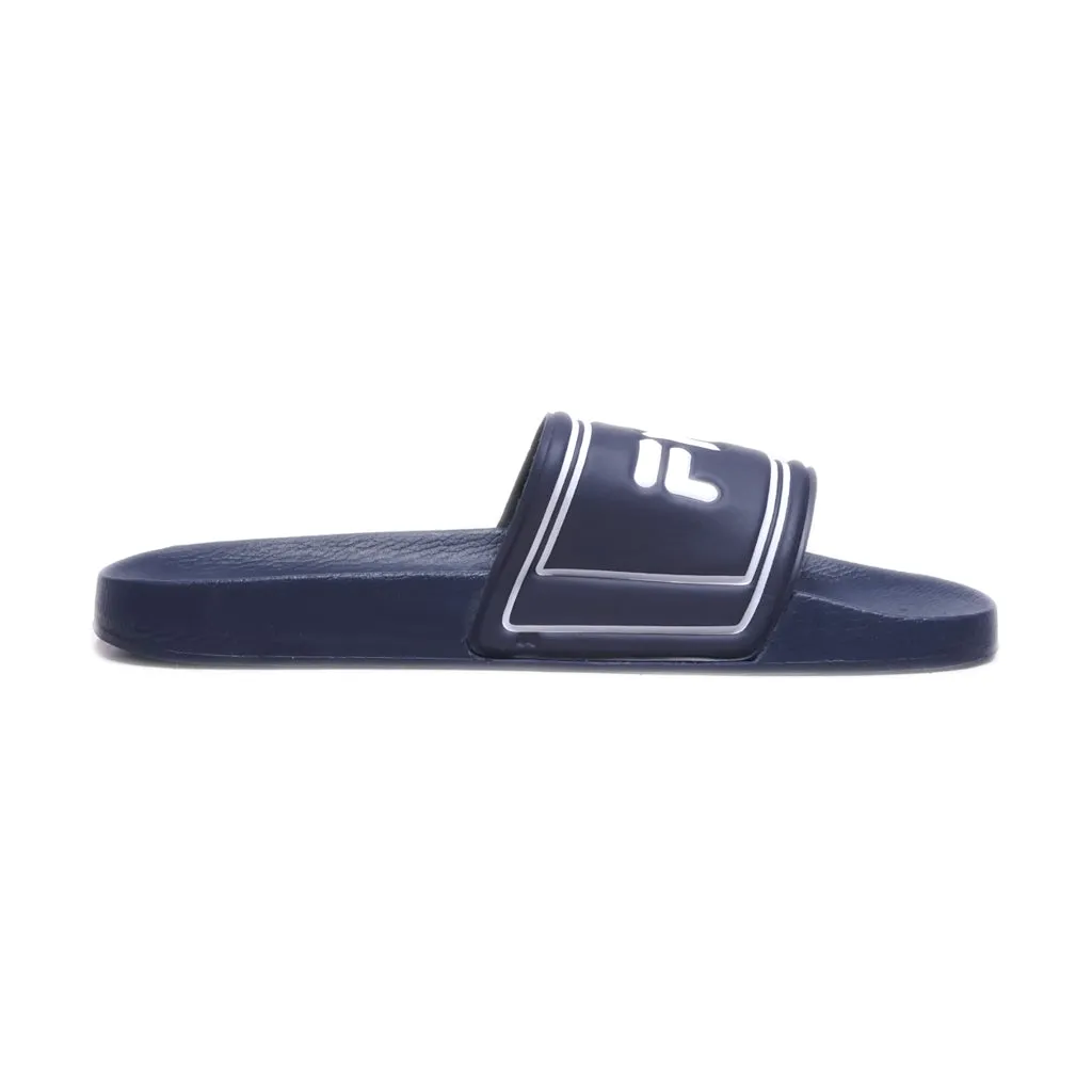 Fila Slippers Rubber Blue Colour For Men