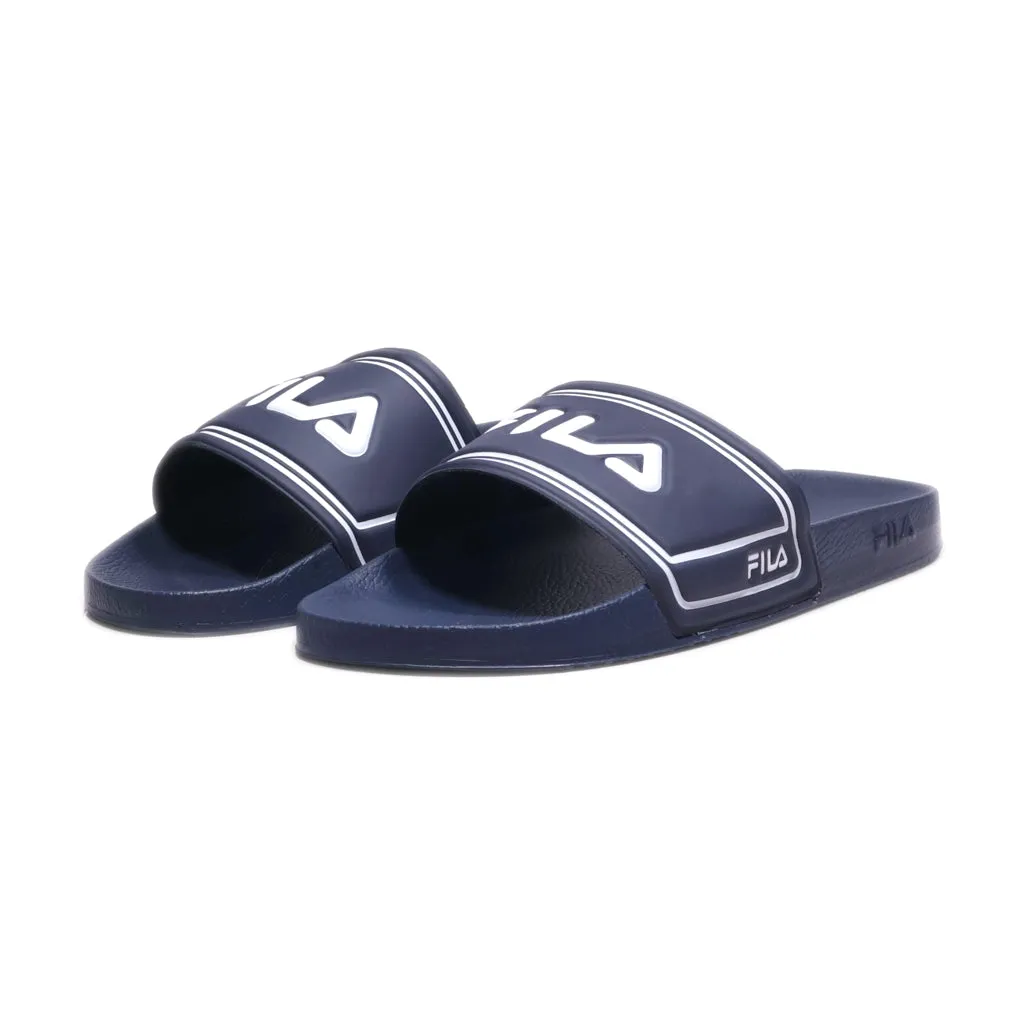 Fila Slippers Rubber Blue Colour For Men