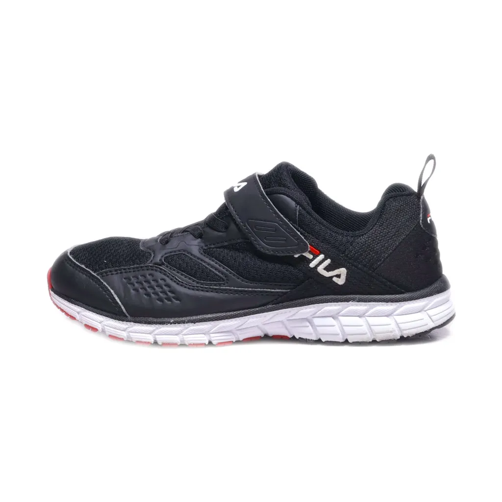 Fila Strap Sport Shoes Fabric Black Colour For Kids