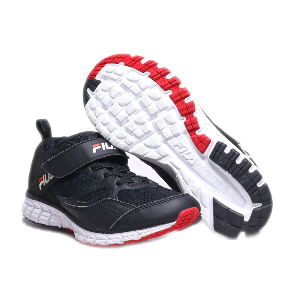 Fila Strap Sport Shoes Fabric Black Colour For Kids