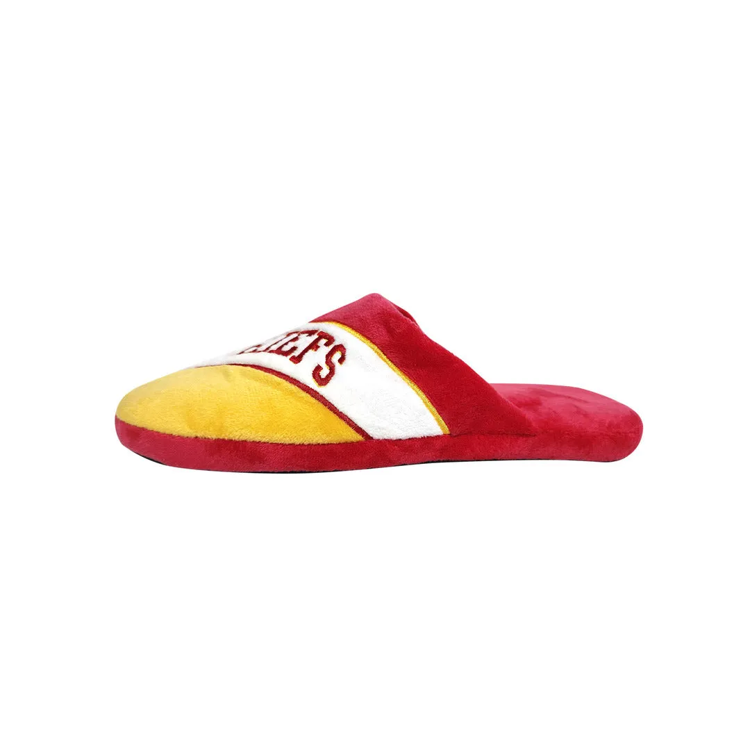 FOCO Men's NFL Kansas City Chiefs Action Curve Slippers