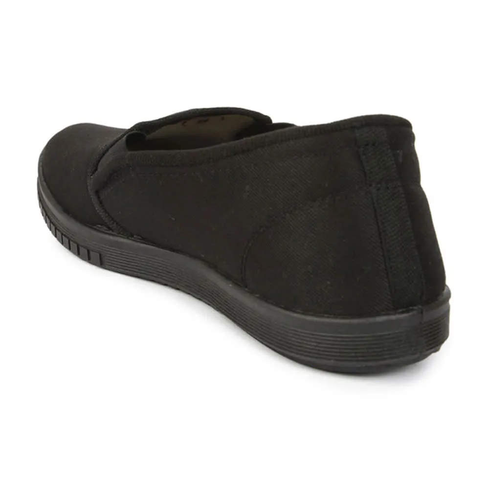 Gliders Casual Black Slip on Moccasins Shoes For Men JOGGING-E By Liberty