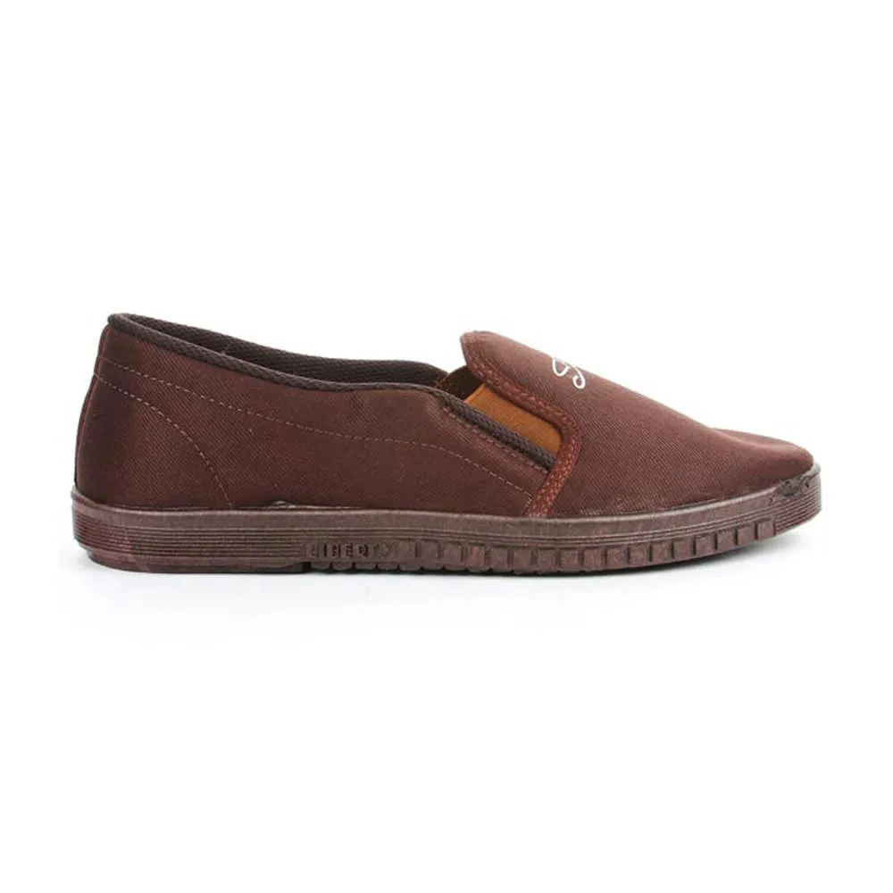 Gliders Casual Brown Slip on Moccasins Shoes For Men JOGGING-E By Liberty