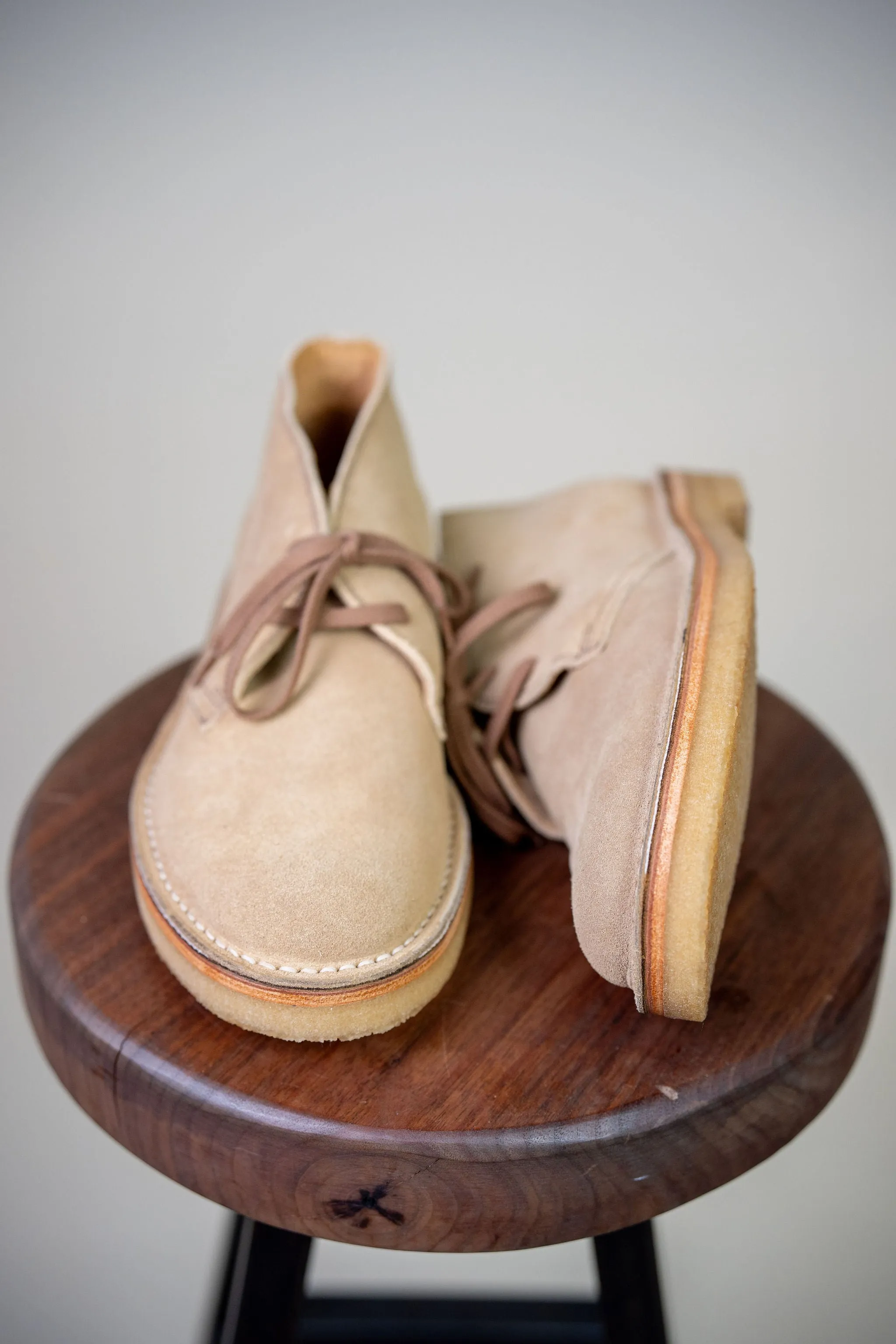 John Lofgren Military Desert Boots - Japanese Suede Sand