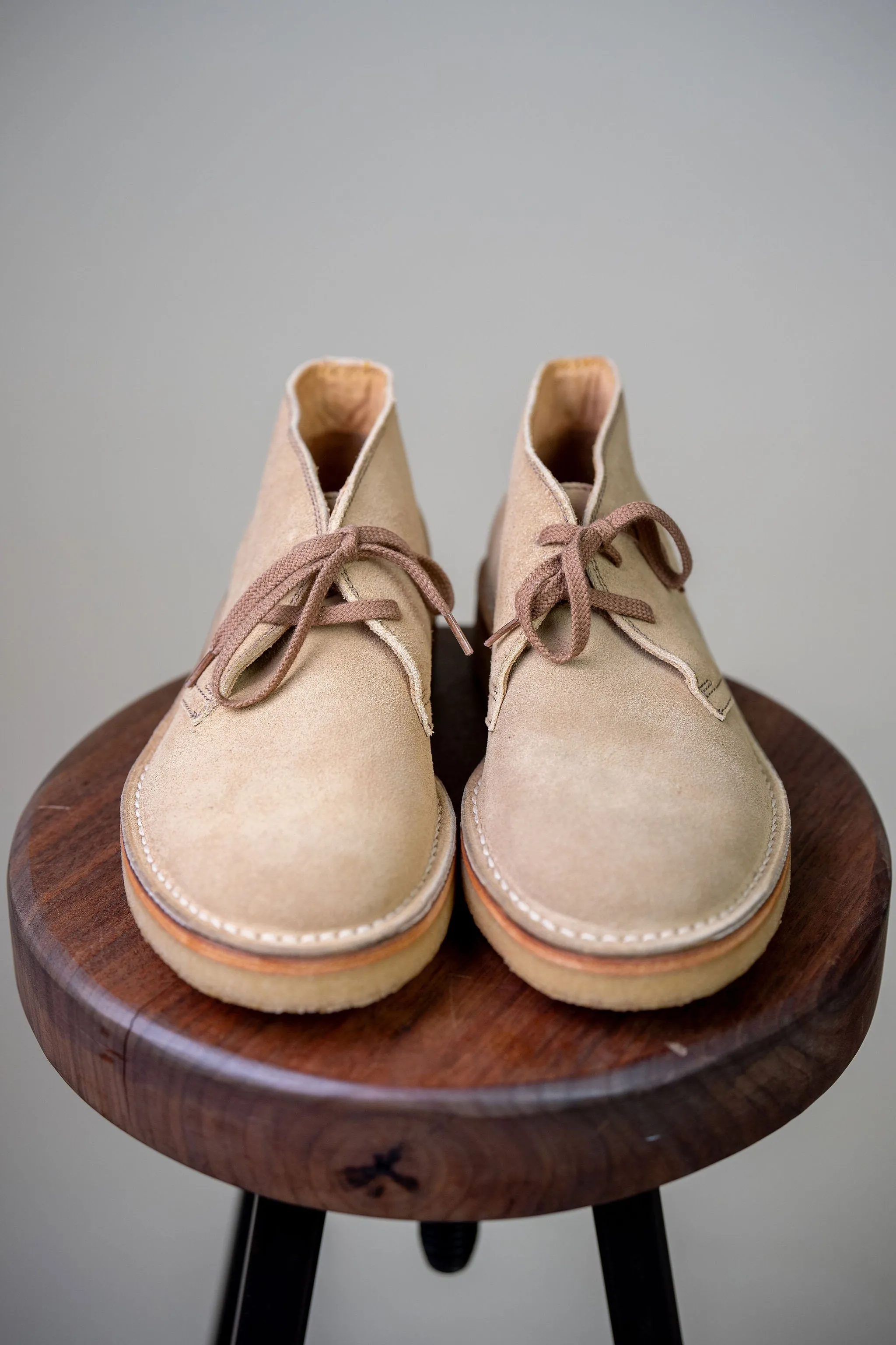 John Lofgren Military Desert Boots - Japanese Suede Sand