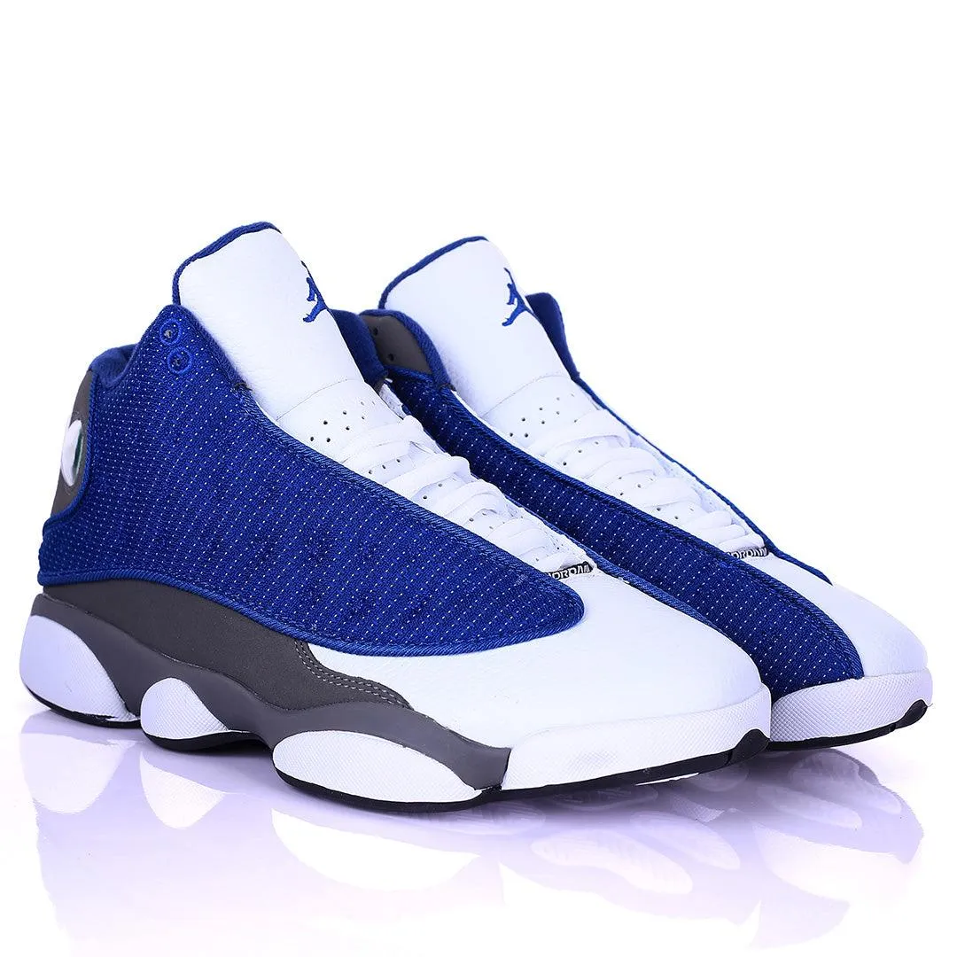 Jord Dotted Blue And White Skin Design Classic Retro sneakers