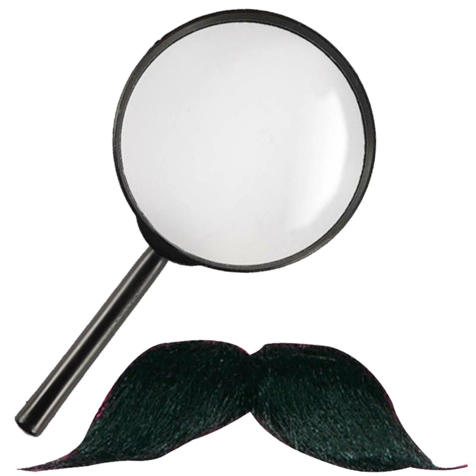 Jumbo Magnifying Glass Belgium Detective Mustache World Book Day Party Set