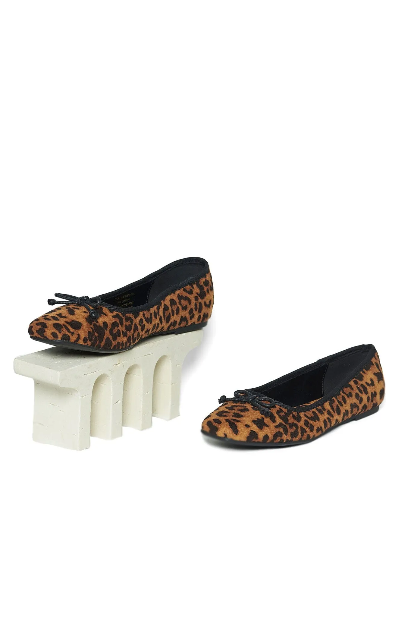 Lenora Ballet Flats Animal Print