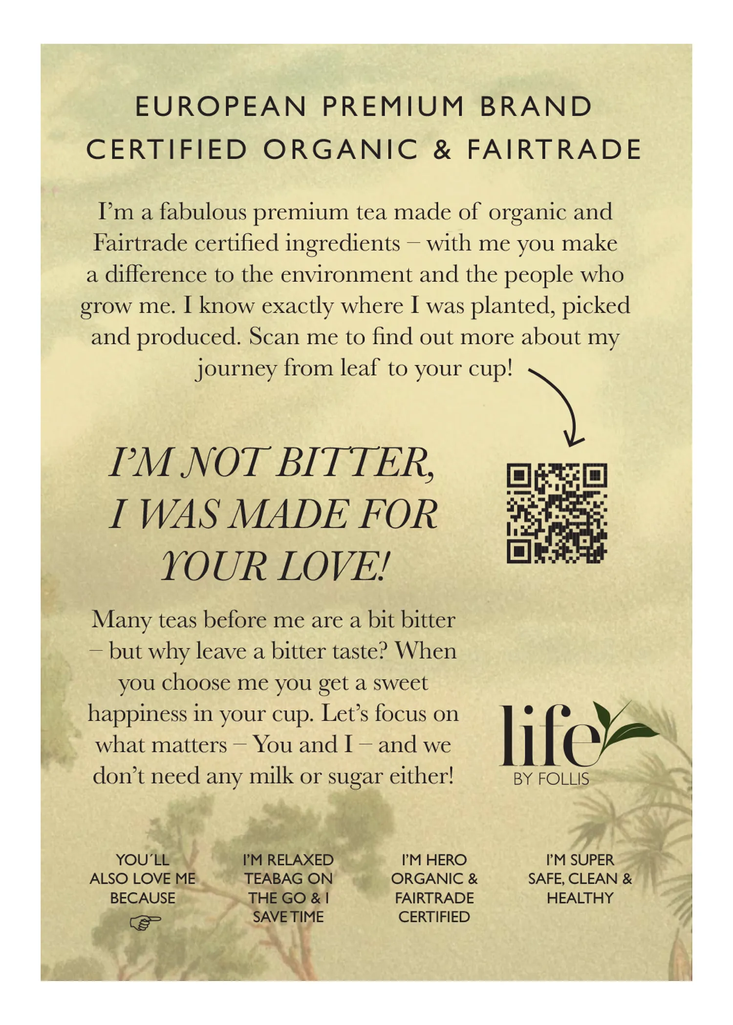 Life By Follis Earl Grey Black Tea | Natural Immunity Boosting Organic Tea Leaves | Organic Black Tea - 20 Tea Bags