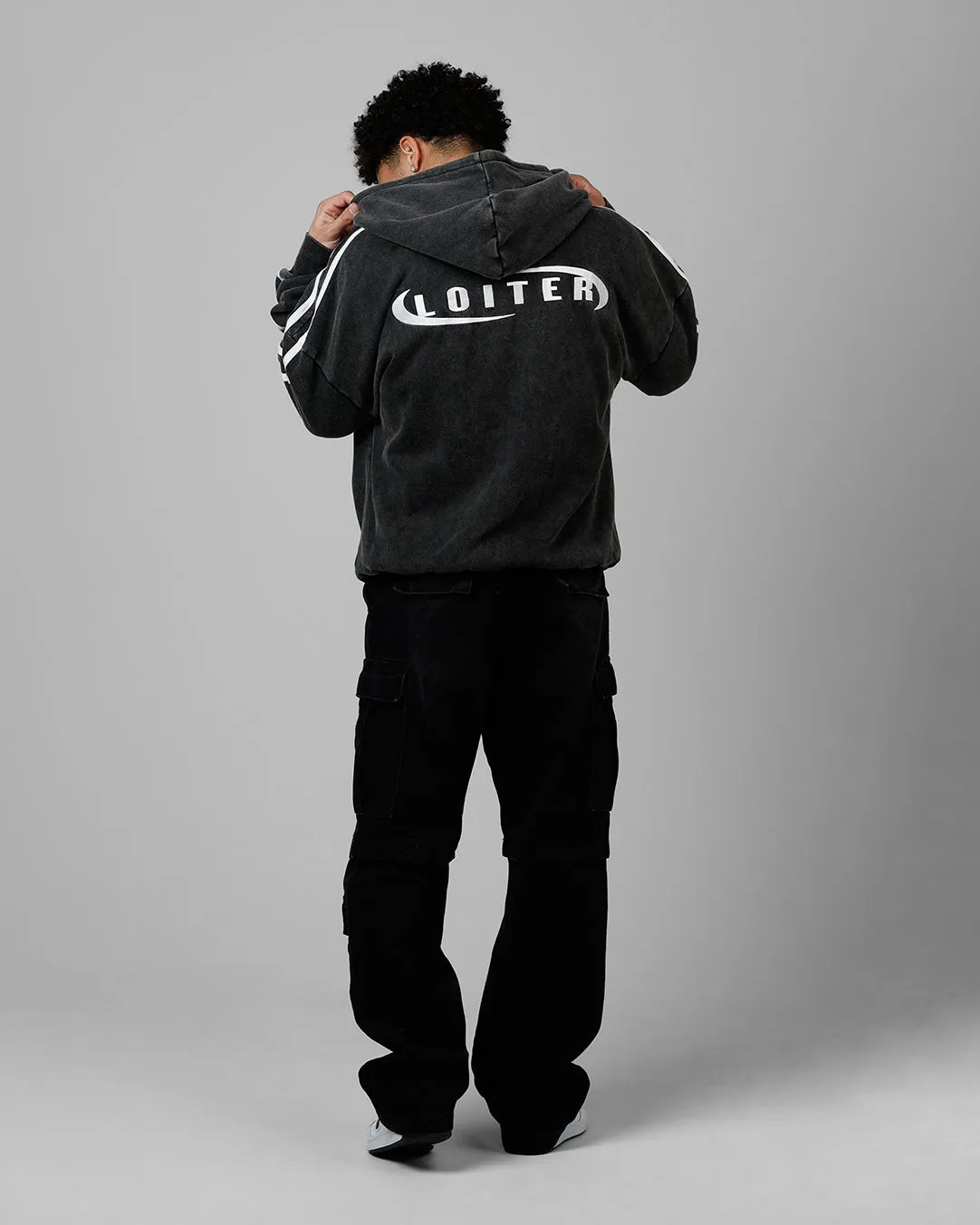 Loiter Night Vision Hoodie Washed Black