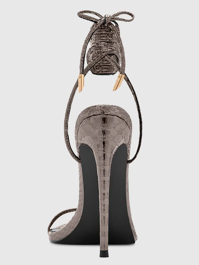 Luce Minimale - Metallic Python en Gris