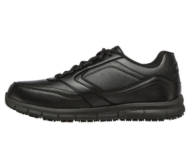 Men's Wide Fit Skechers Work 77156EC Work Relaxed Fit Nampa Sr Shoes