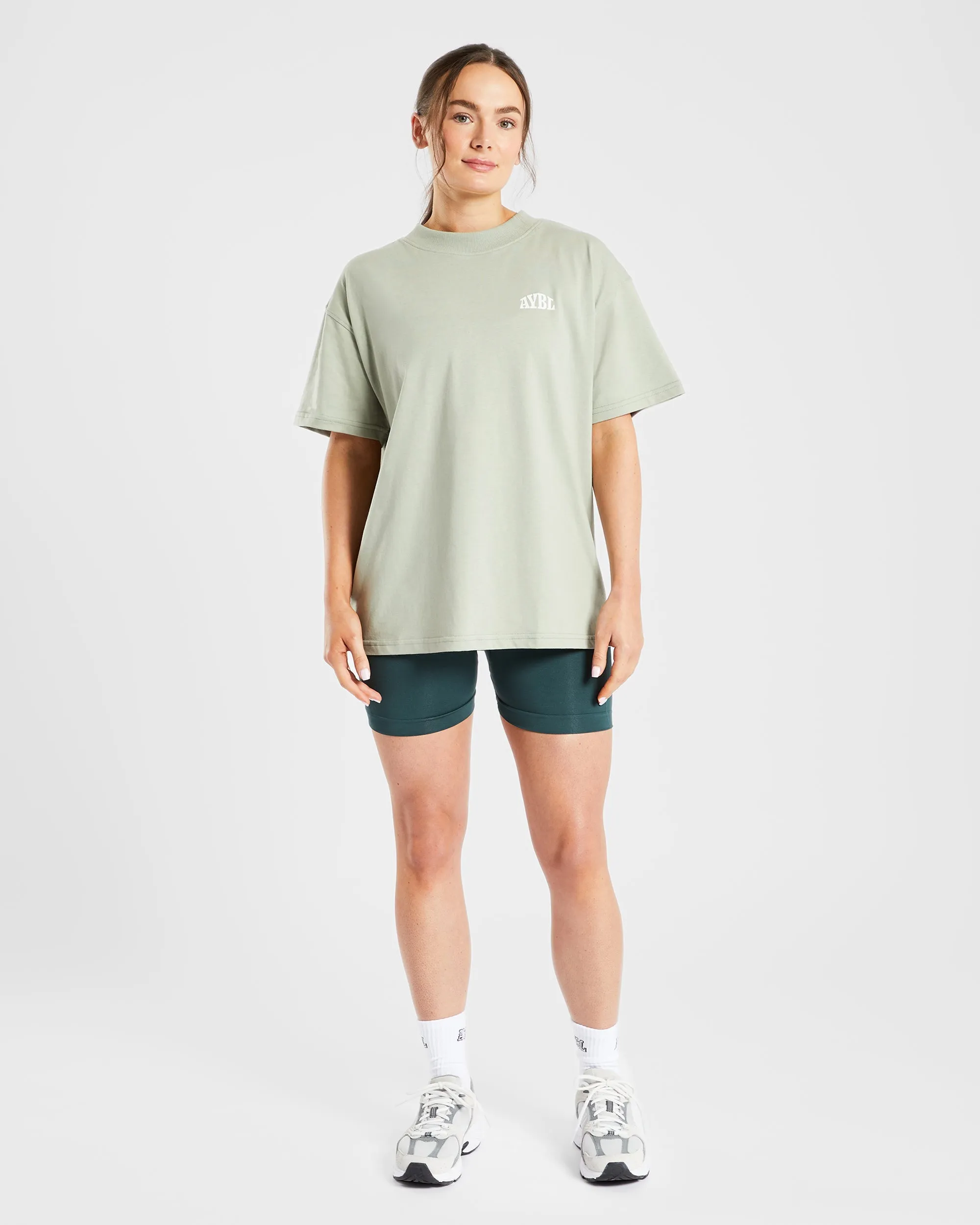 Mind Over Matter Oversized T Shirt - Green