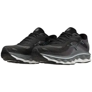 Mizuno | Wave Sky 7 | Men's | Black/Glacial Ridge