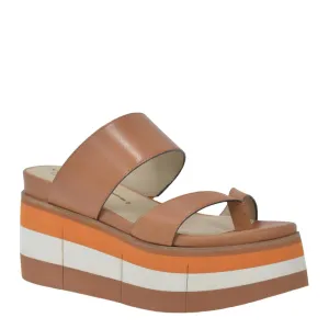 NAKED FEET - FLUX in TAN Platform Sandals