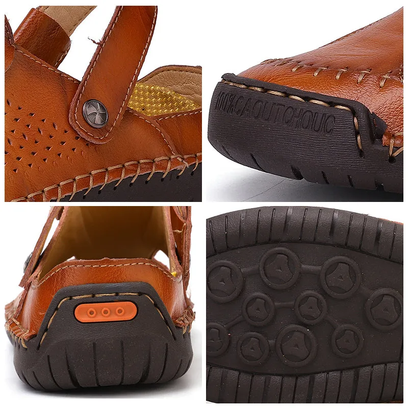 New Leather Men's Classic Roman Sandals