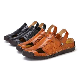 New Leather Men's Classic Roman Sandals