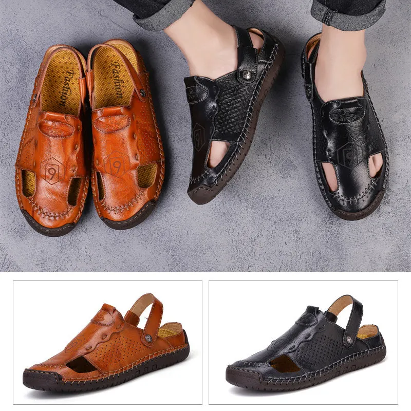 New Leather Men's Classic Roman Sandals