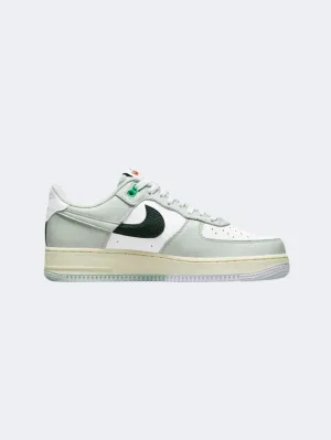 Nike Air Force 01 &#39;07Lv8 Men Lifestyle Shoes Silver/Black/White