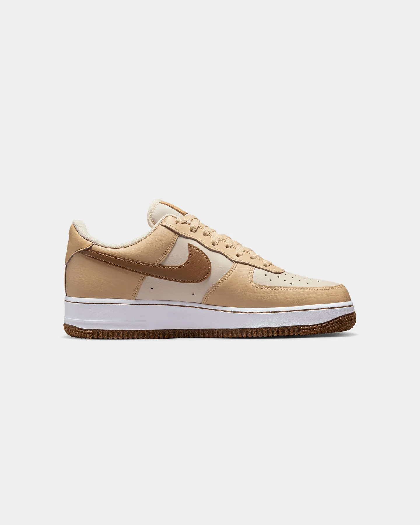 Nike Air Force 1 '07 EMB "Inspected By Swoosh" Pearl White/Ale