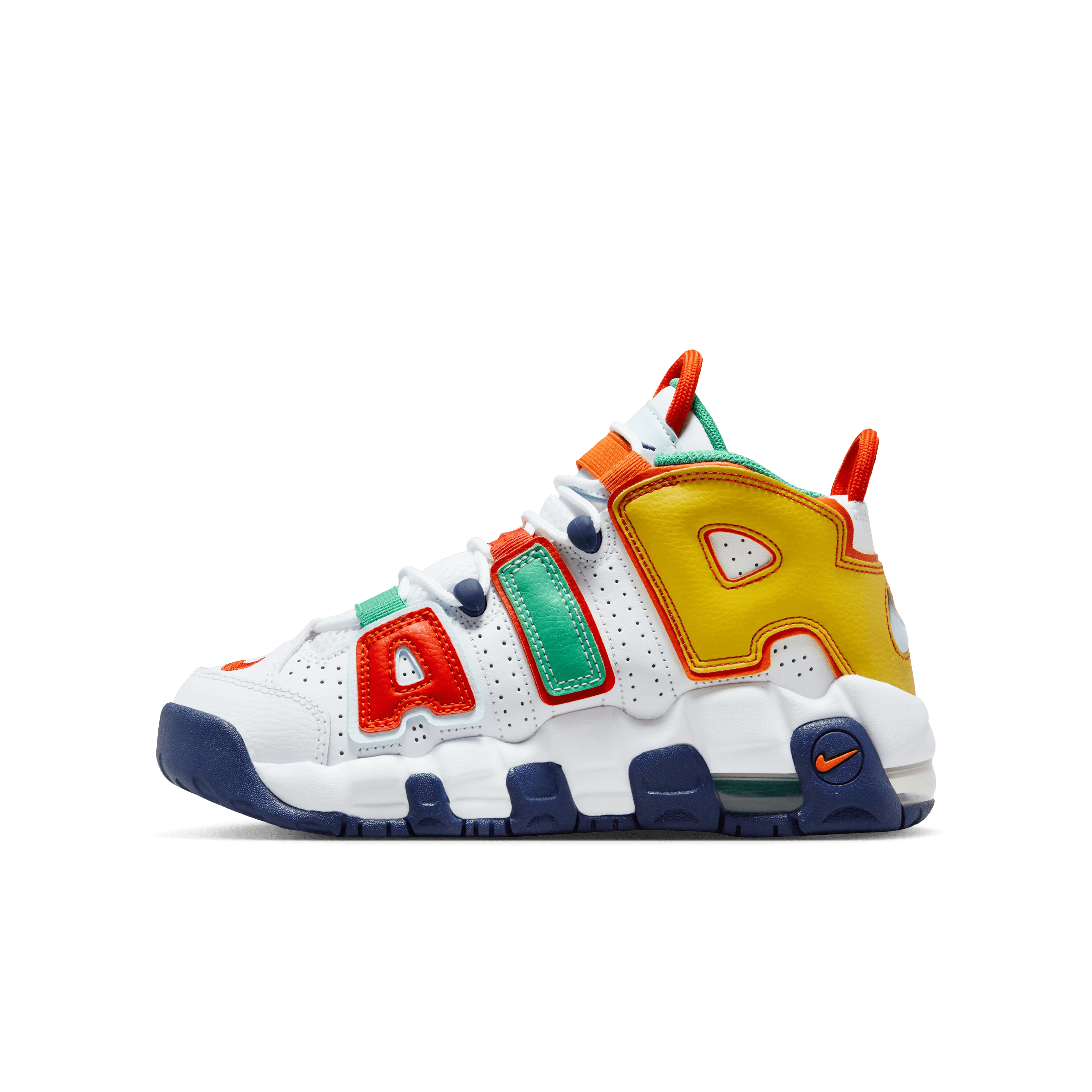 Nike - Boy - GS Air More Uptempo BG  - White/Multi-Color