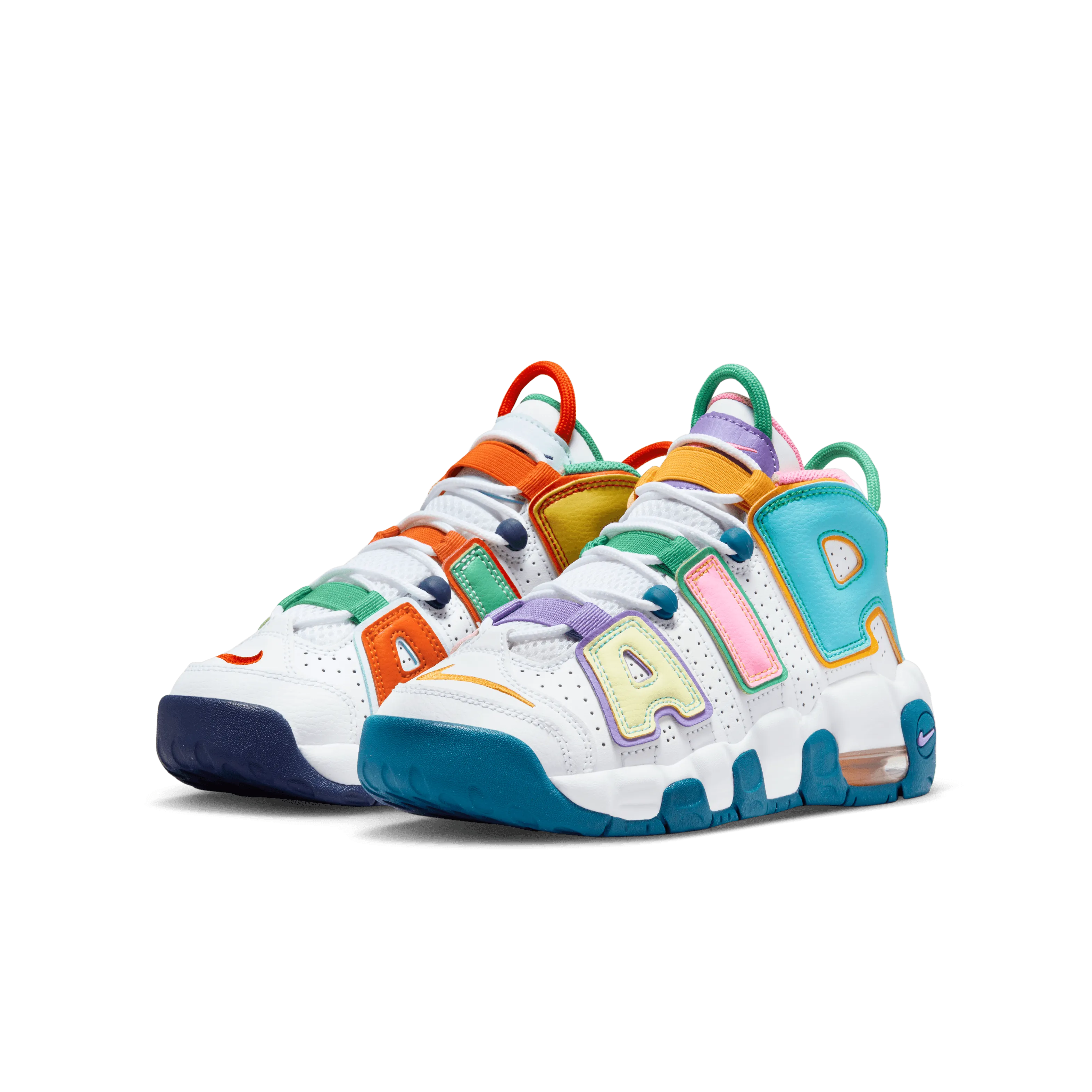 Nike - Boy - GS Air More Uptempo BG  - White/Multi-Color