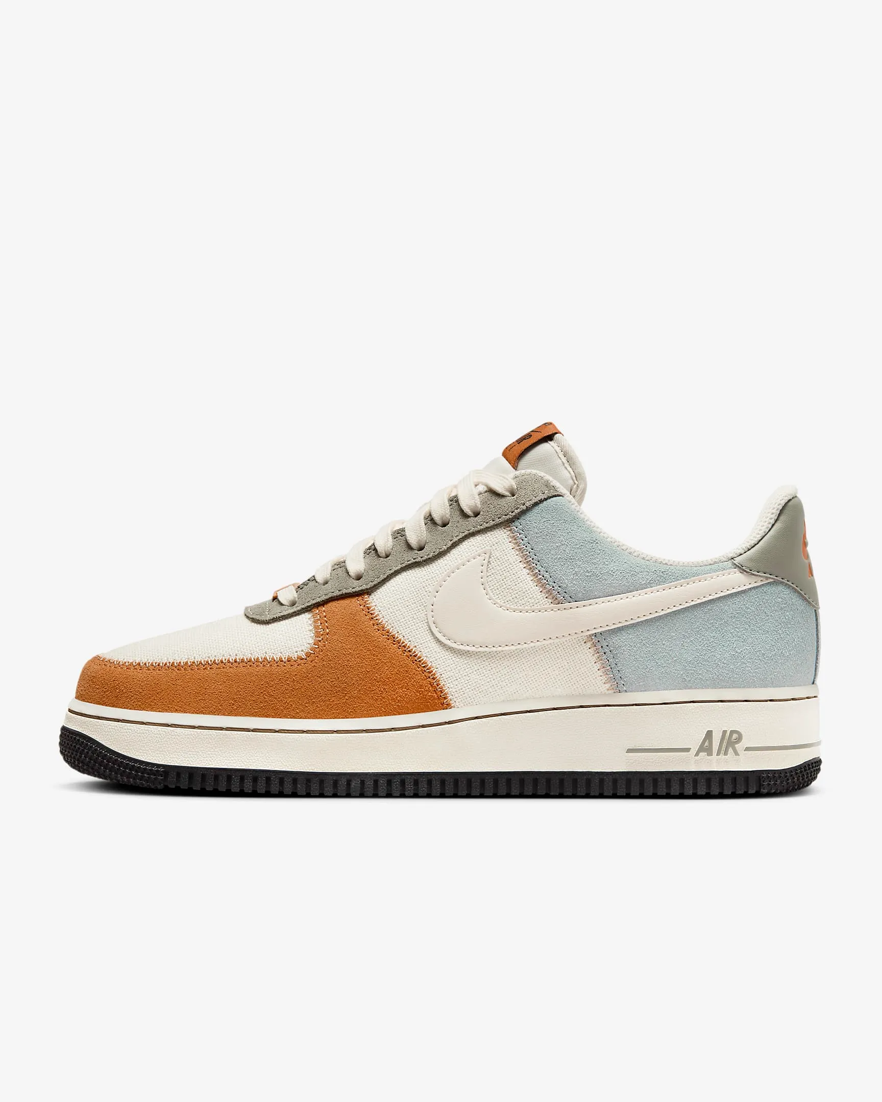 Nike Men's Air Force 1 '07 LV8 Shoes - Light Pumice / Dark Stucco / Monarch / Pale Ivory