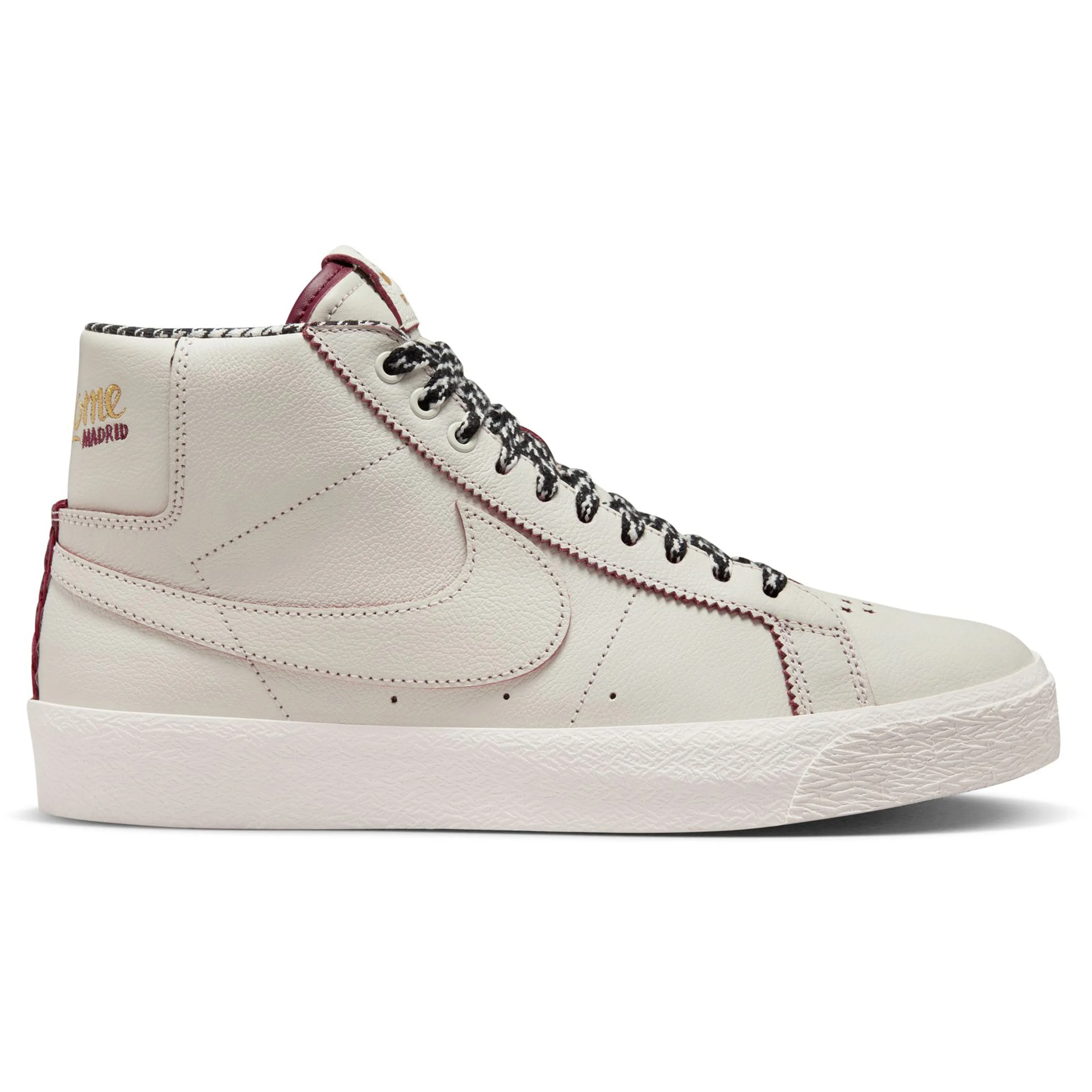 NIKE SB x WELCOME MADRID BLAZER MID SAIL/DARK BEETROOT-WHITE