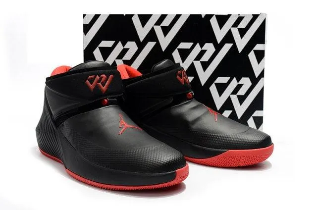 NJ Why Not Zer0. 1 Black Gym Red Mens Basketball  Sneaker