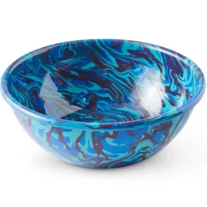 Ocean Swirl Enamel Cereal Bowl 2P Set