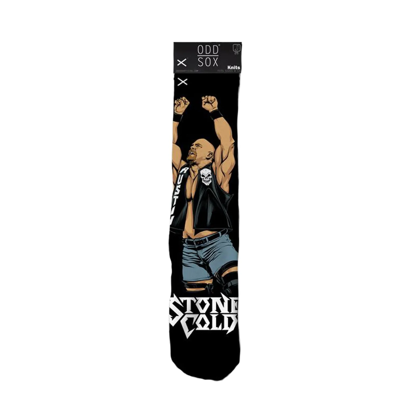 Odd Sox Men's Crew Socks - Stone Cold Victory (WWE)