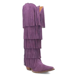 Online Exclusive | Dingo | Wild Child Suede Leather Boot in Purple **PREORDER