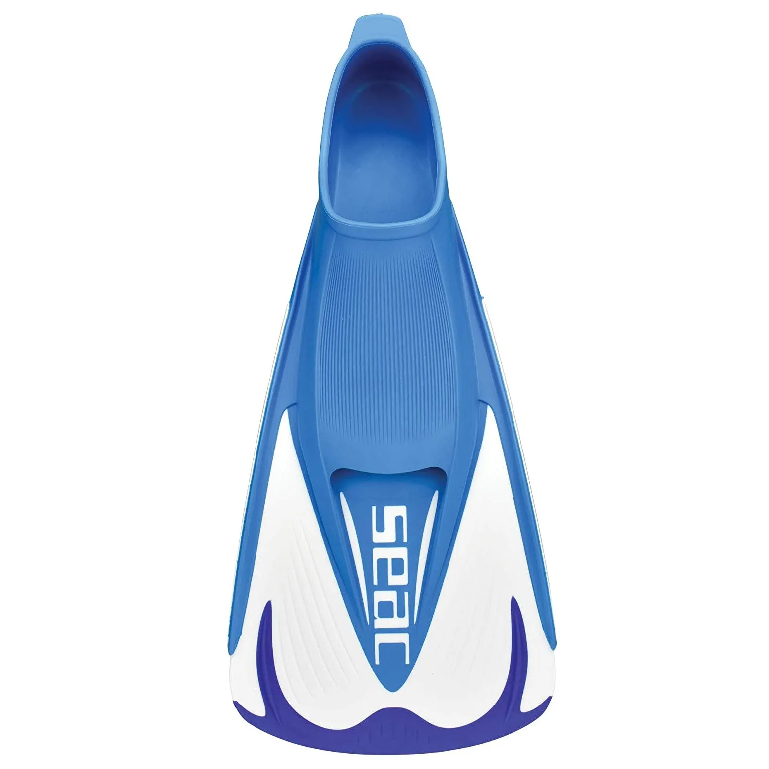 Open Box Seac Men's Team Snorkeling Swim Fins - Blue, Size: 2-3