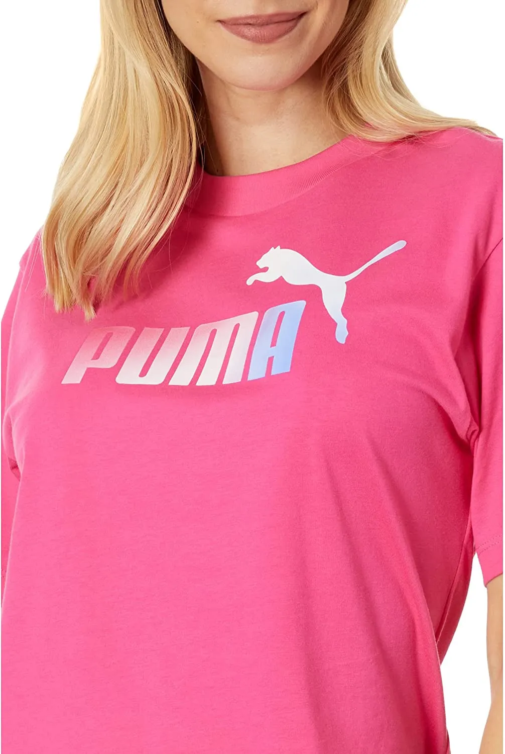 Puma Women's Women's Essentials Relaxed Logo T-Shirt