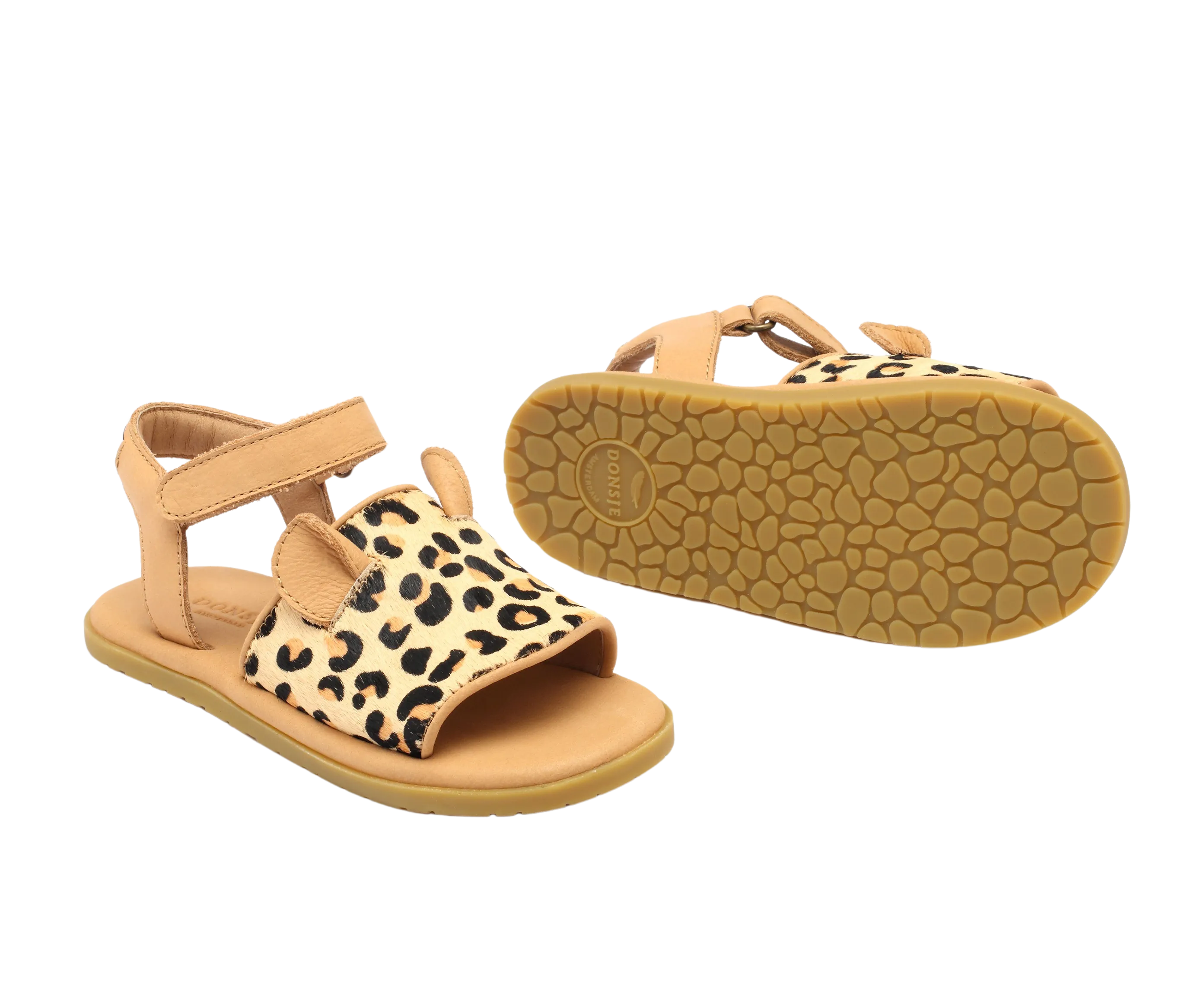 Qara Sandals | Leopard | Leopard Spotted Cow Hair