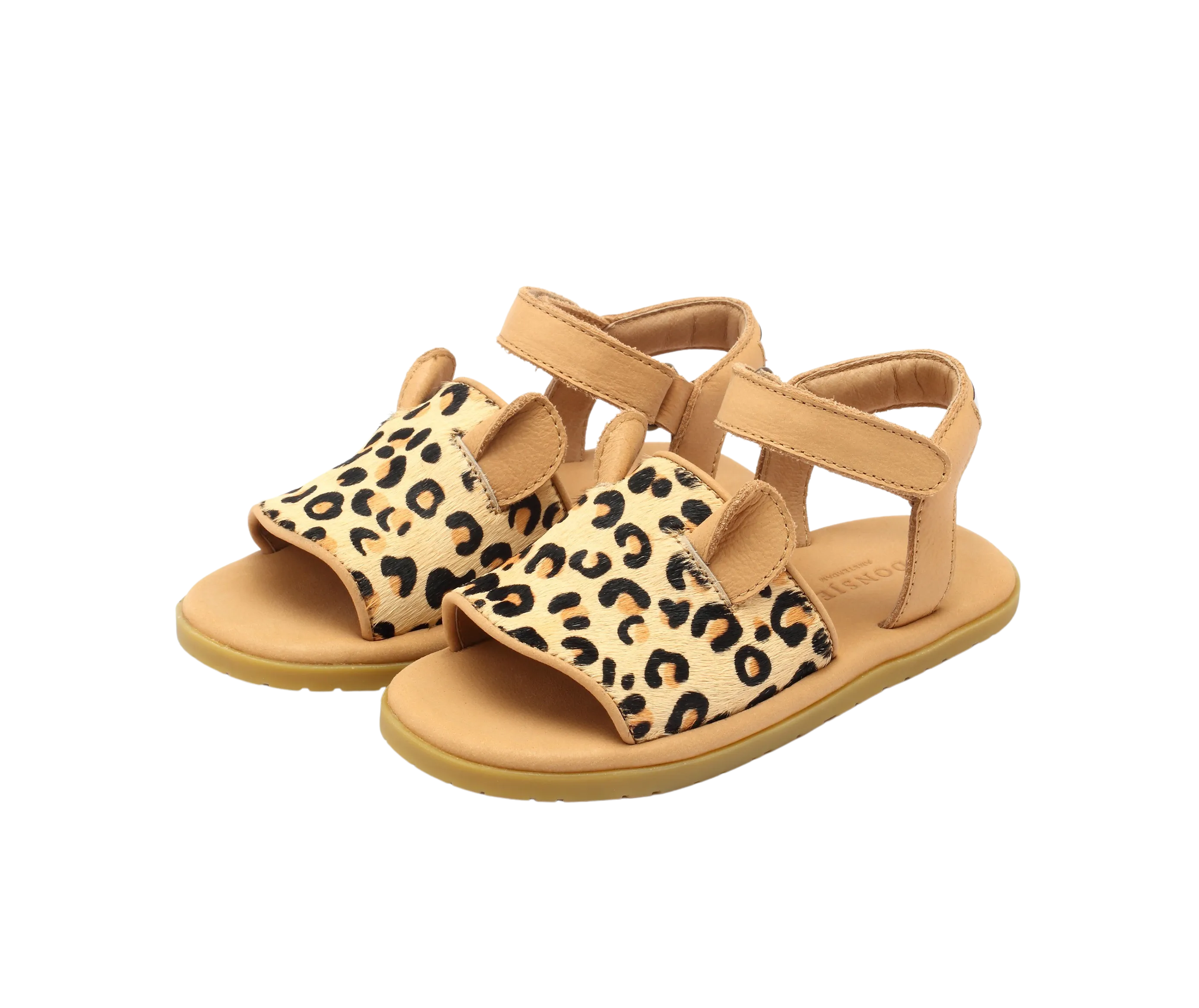 Qara Sandals | Leopard | Leopard Spotted Cow Hair