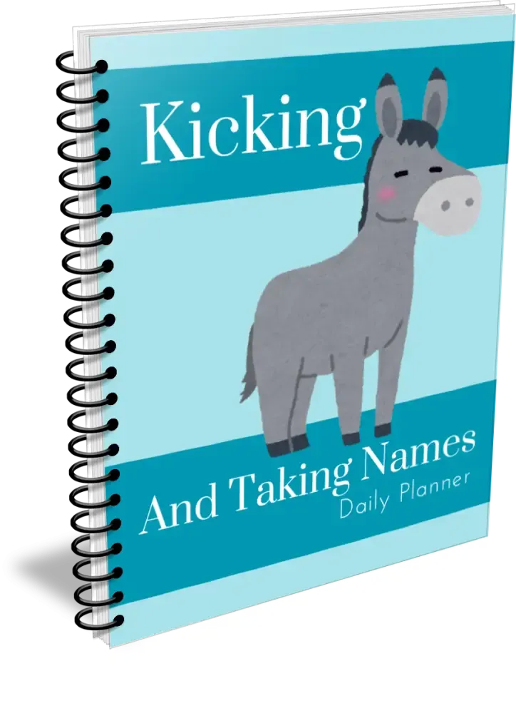 "Kicking and Taking Names" PLR Planner