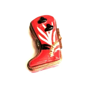 Red Mini Cowboy Boot